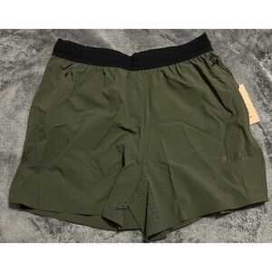 Medium NoBull Men's Lite Split Short 5" in Green